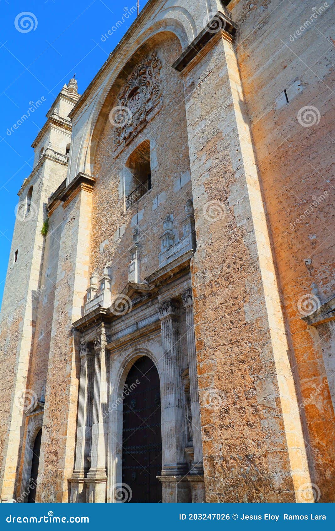 cathedral of merida city in yucatan, mexico ix