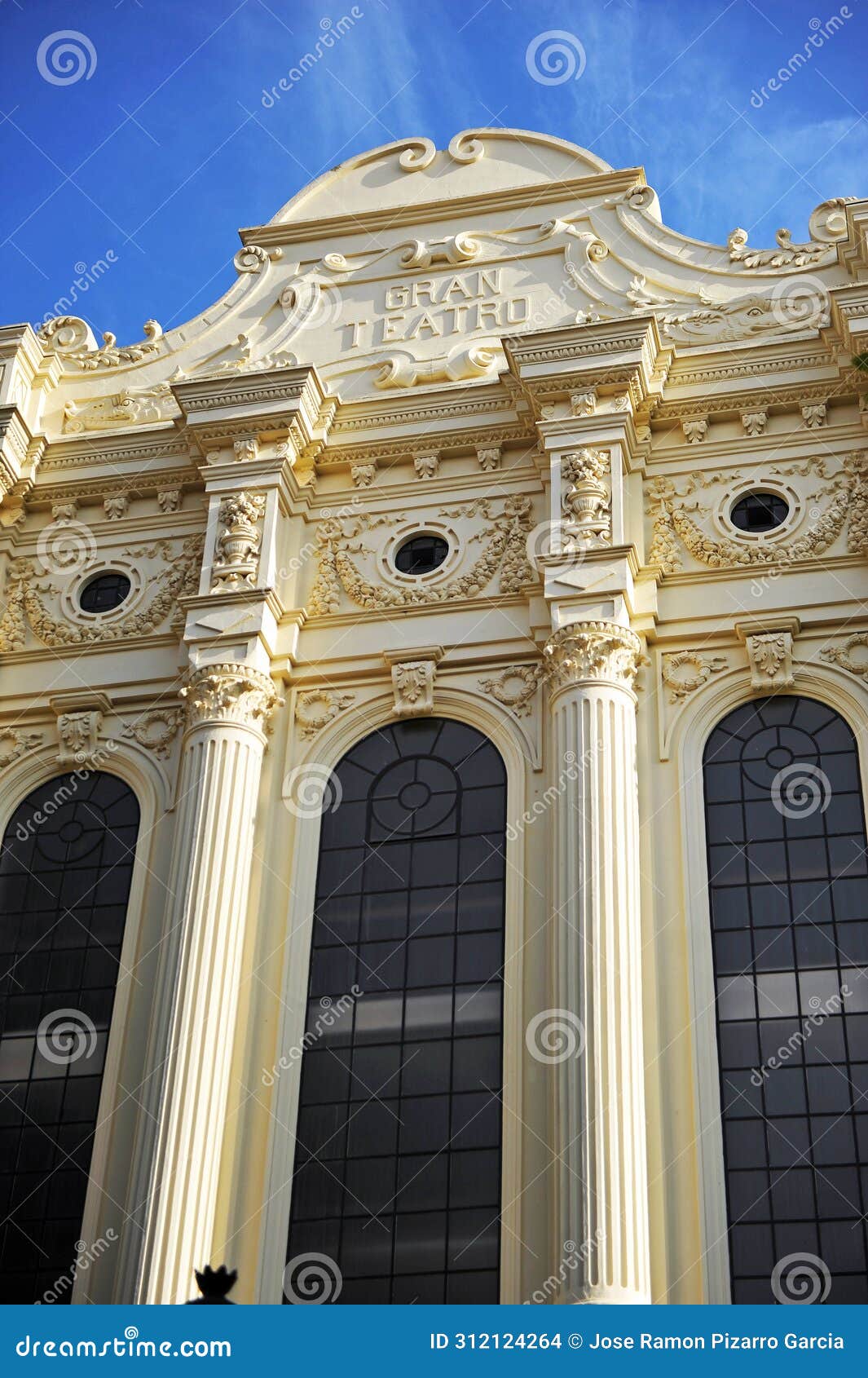 gran teatro of huelva, andalusia, spain