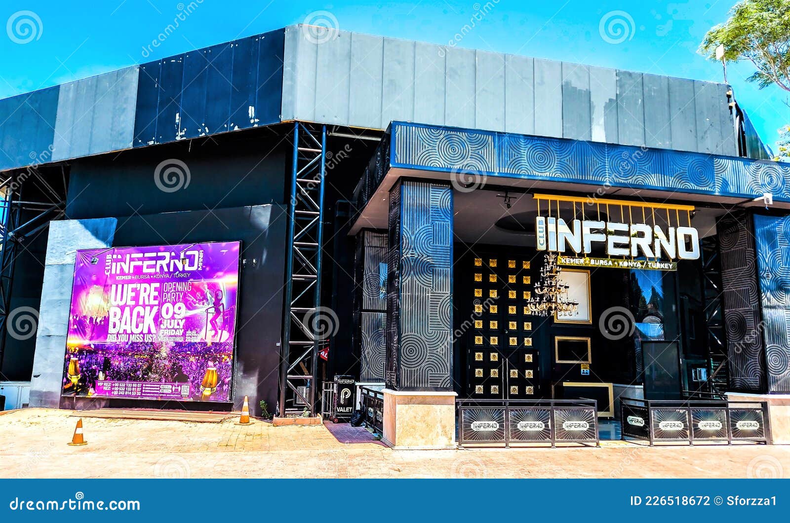 Night Club Inferno. Kemer, Turkey Editorial Photography - Image of club,  famous: 226518672