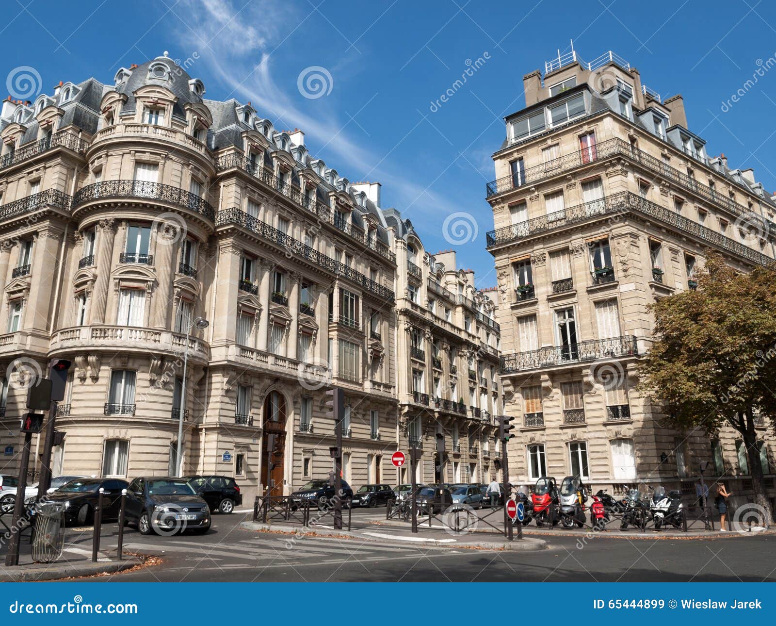 Facade of Typical House with Balcony in Paris, Editorial Stock Image