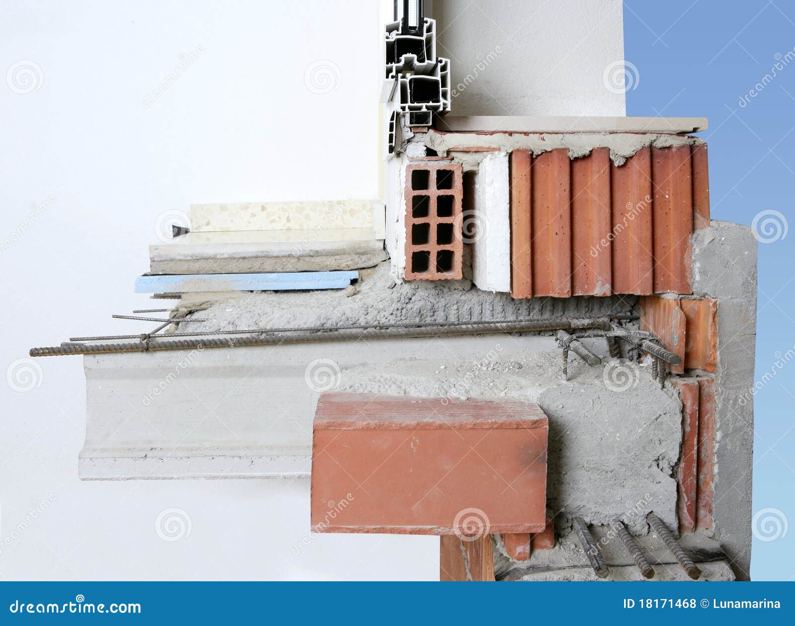 Cross Section Brick House Stock Photos Royalty Free Pictures