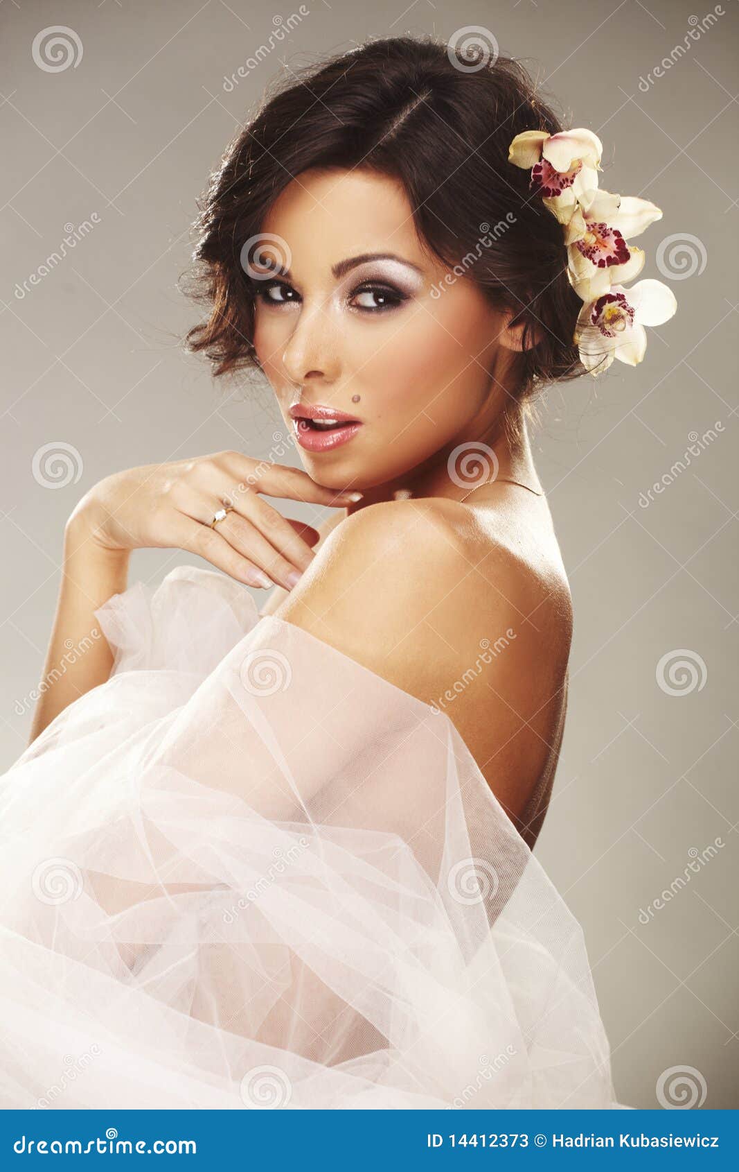 Marriageable Deer Comes Out Of The Forest. Winter Wildlife