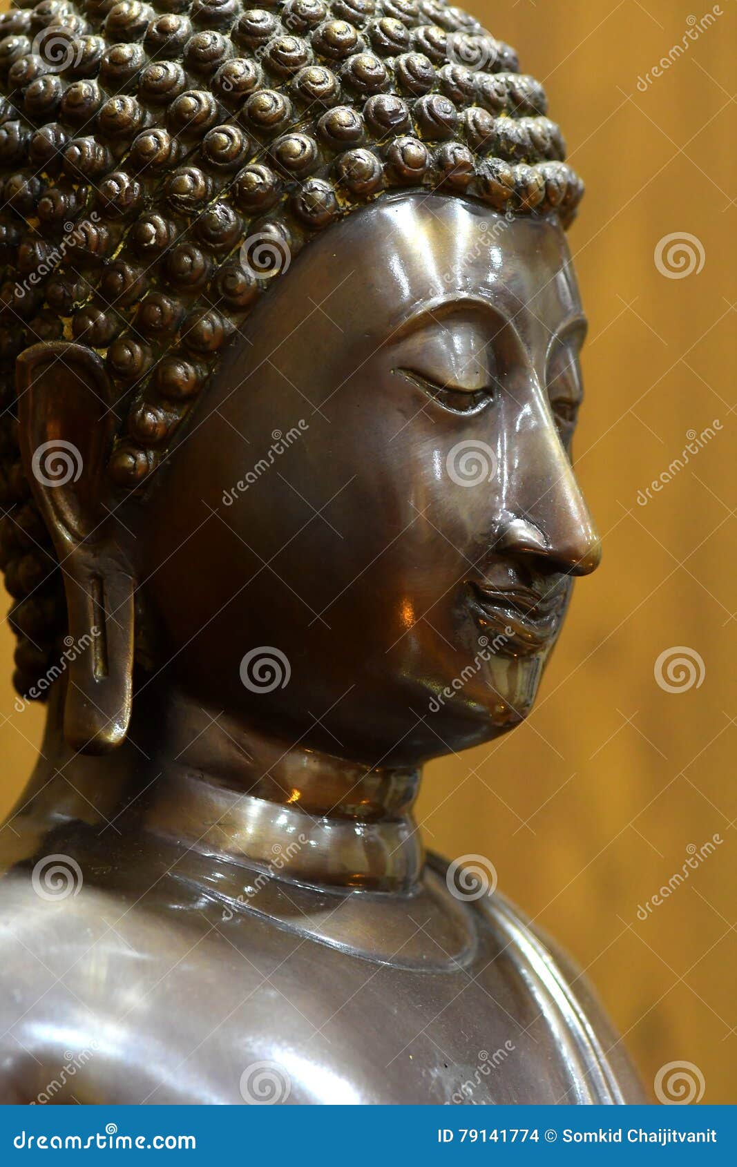 The Face of Buddha ,head; Buddhism; Eyes Stock Photo Image of