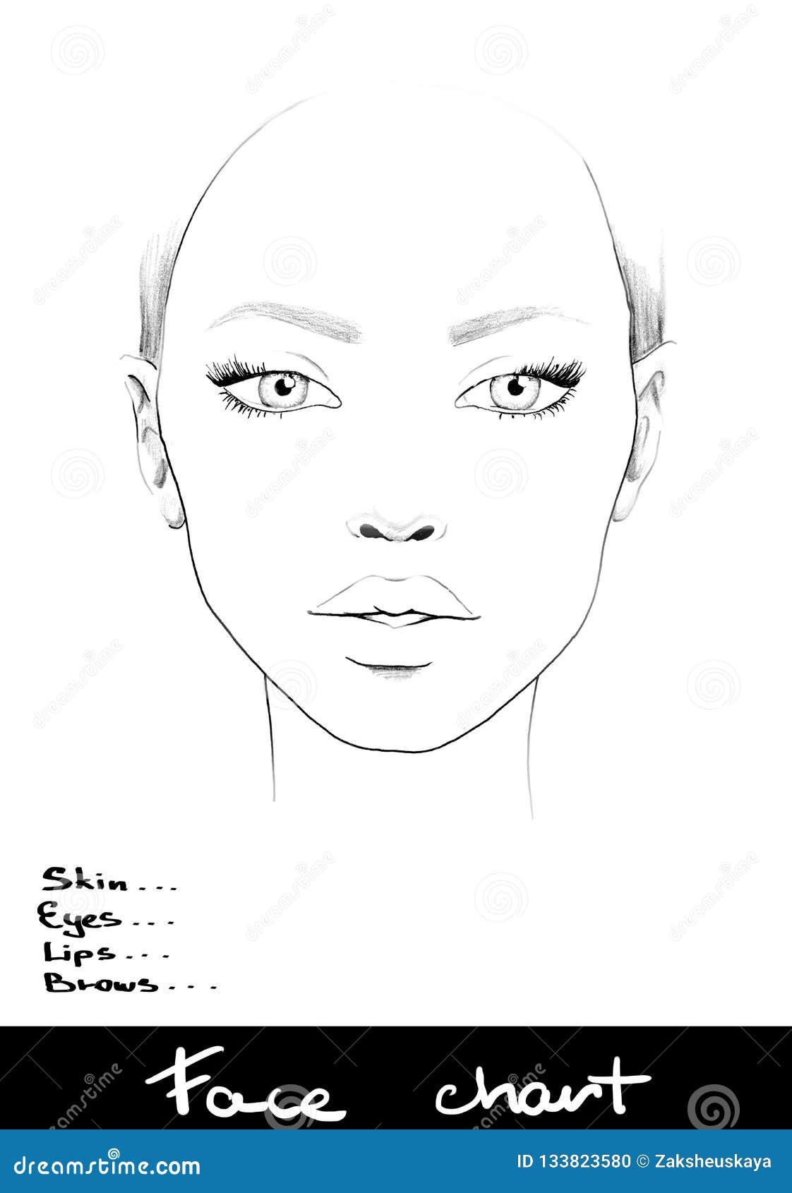 face coloring pages for makeup