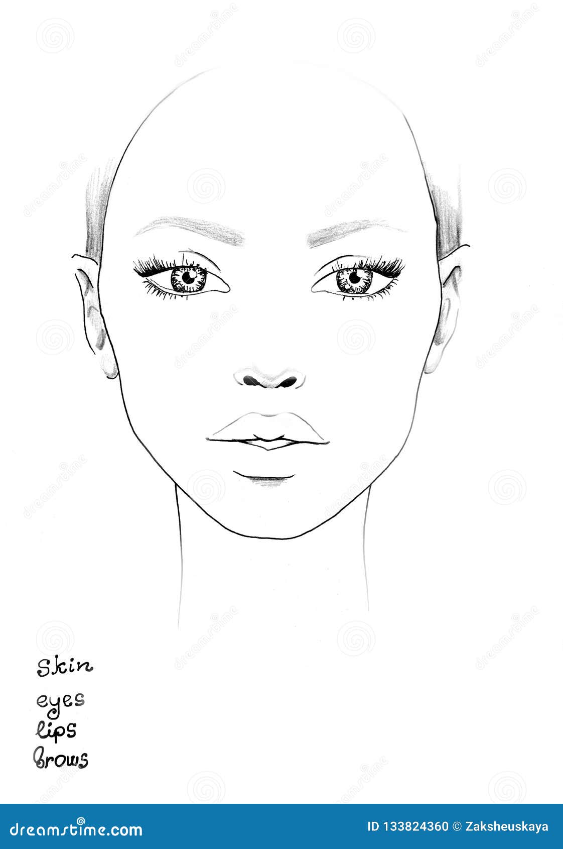 Featured image of post Face Drawing Template Female I ve always liked drawing portraits so i thought i d make a tutorial to hel