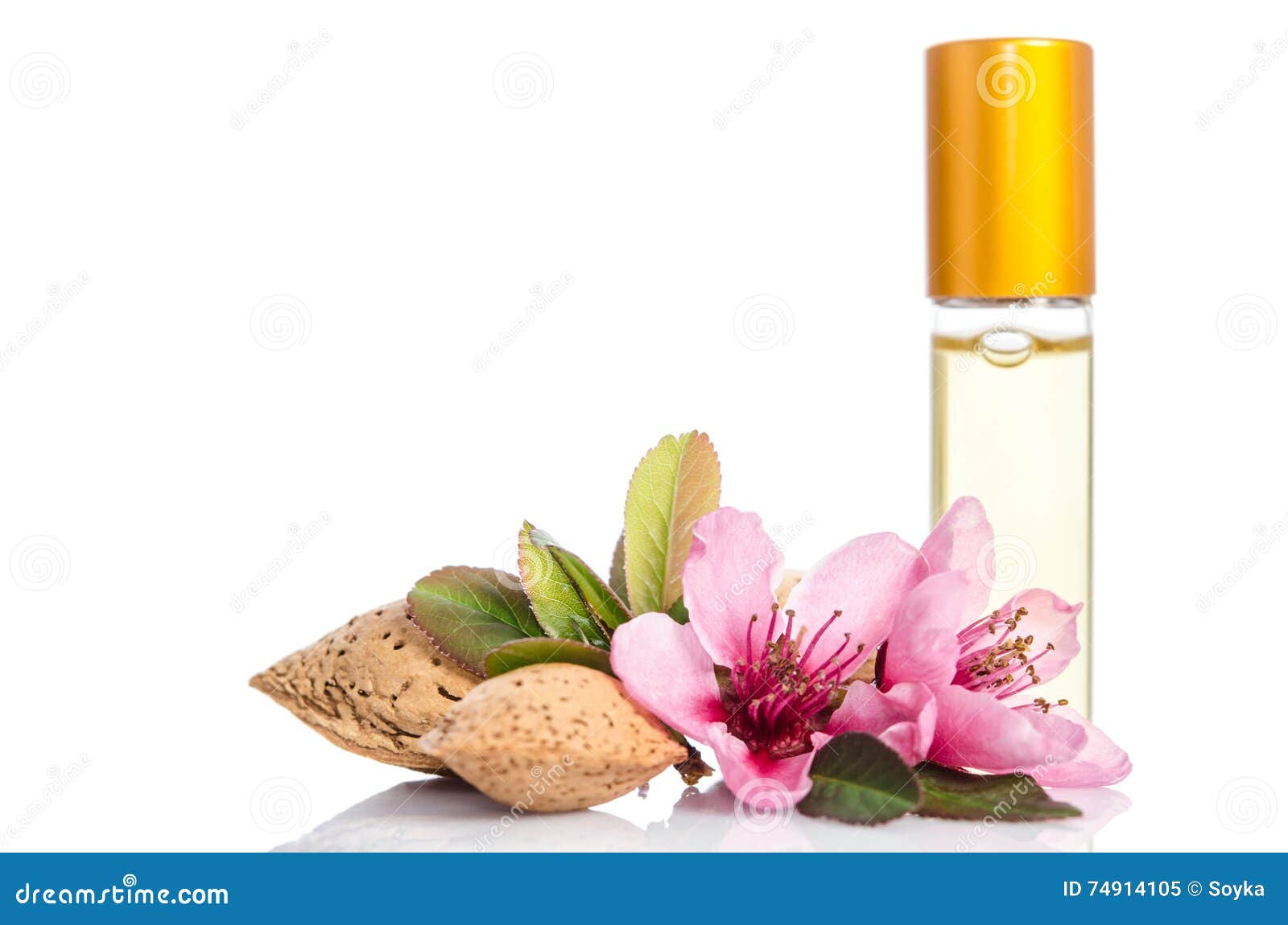 Face Cream Bottle Whith Flowers Stock Image Image of care, packaging