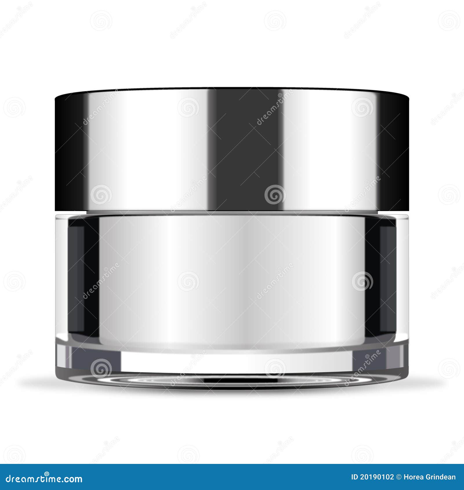 Face Cream Jar stock vector. Illustration of metallic 20190102