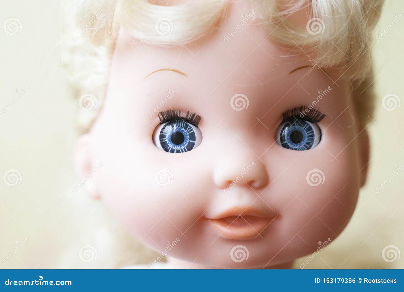 The face of the doll stock photo. Image of abstract 153179386
