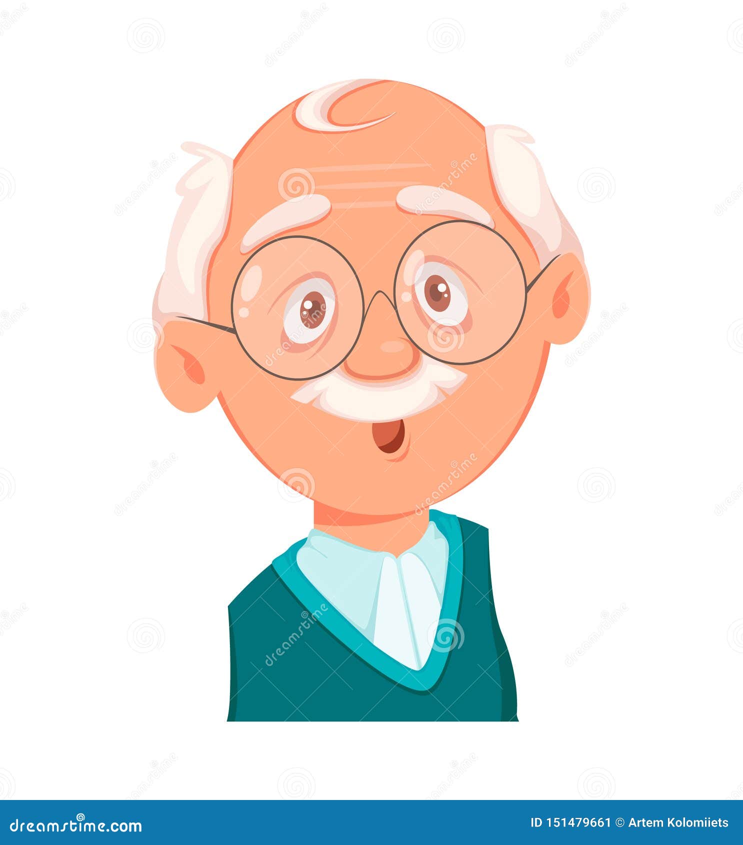 Face Expression of Grandfather, Surprised Stock Vector - Illustration of male, expression: 151479661 Face Expression of Grandfather, Surprised Stock Vector - Illustration of male, expression: 151479661
