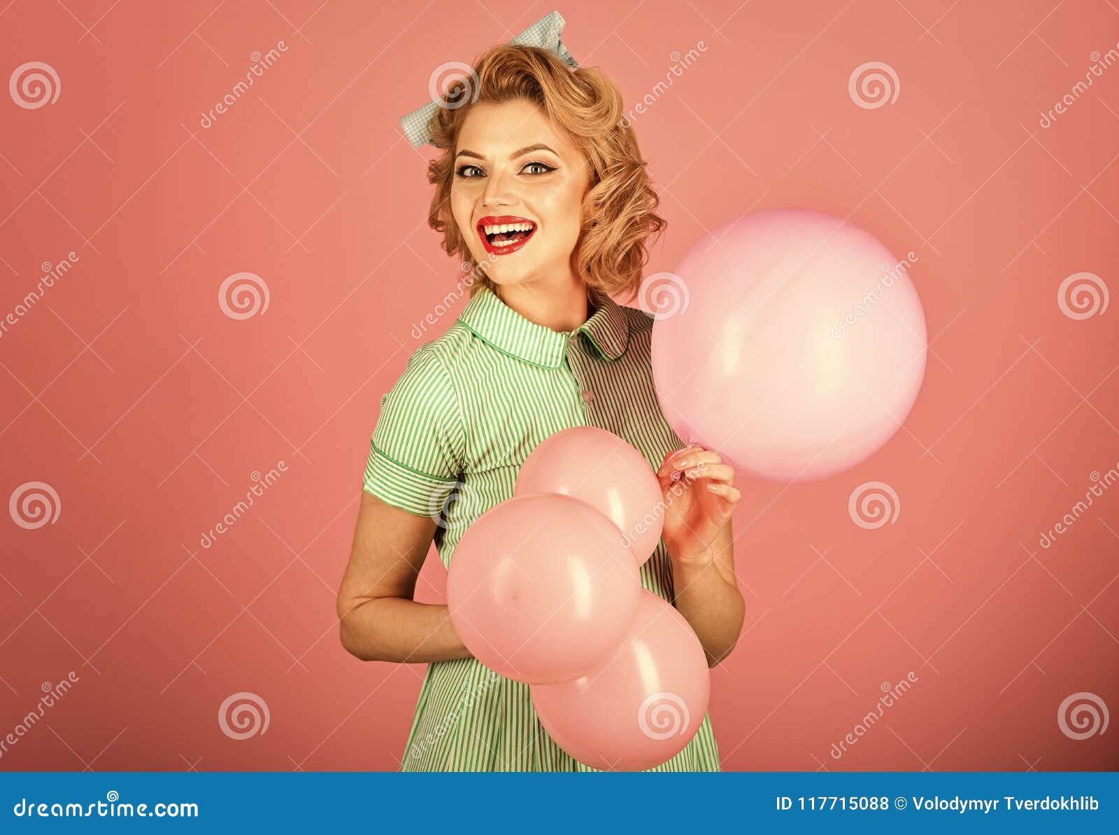 Face Girl for Magazine Cover. Girl Face Portrait in Your Advertisnent.  Birthday, Vintage, Pinup, Celebration Stock Photo - Image of colorful,  emotions: 117715088