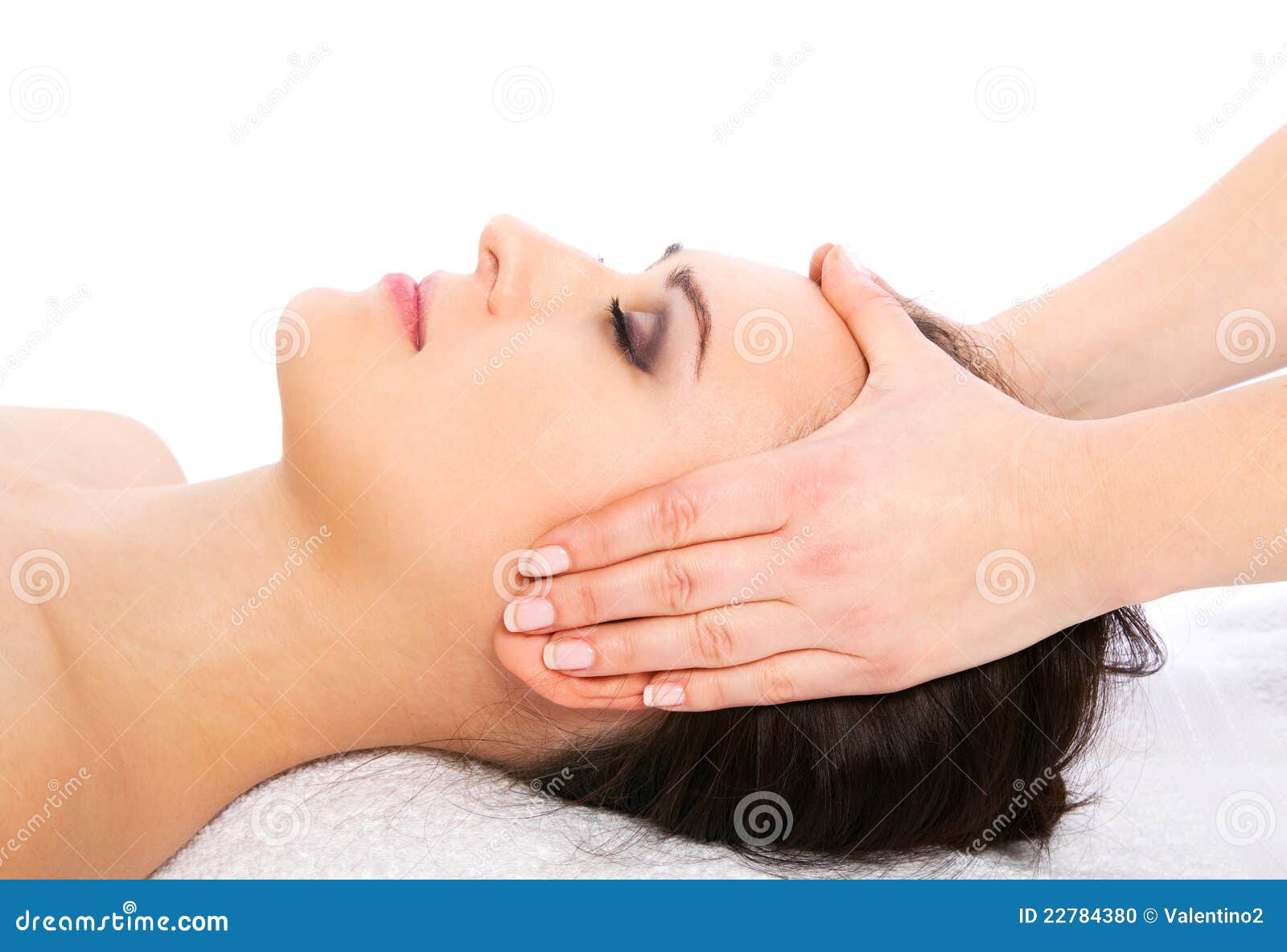 Face massage stock photo. Image of care, beautiful, wellness - 22784380