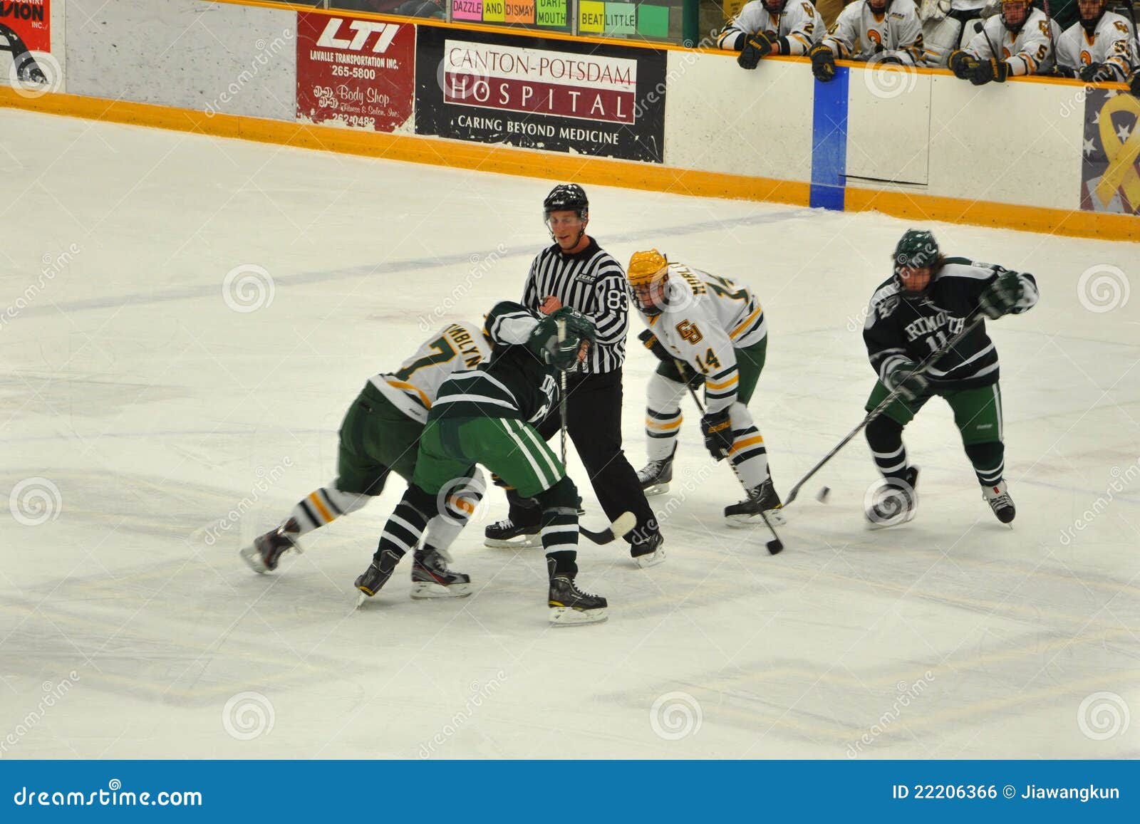 Face Off in Ice Hockey Game Editorial Photo Image of competition