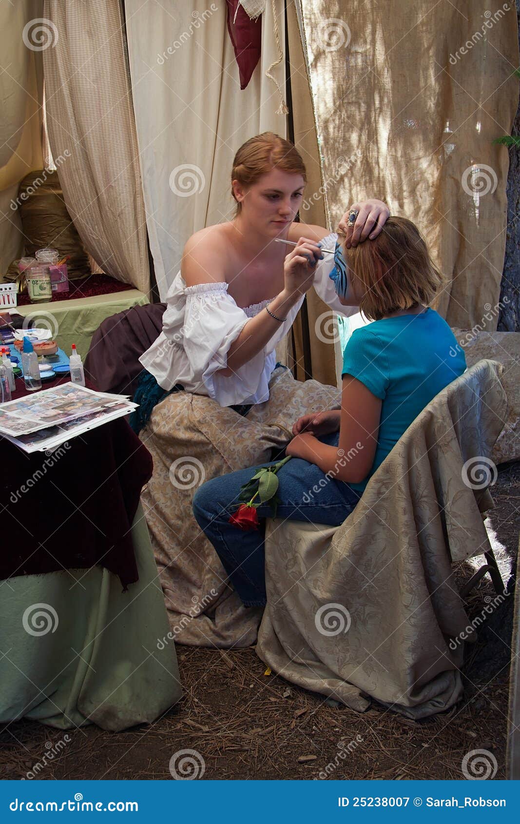 Face painting shop editorial photography. Image of craft 25238007