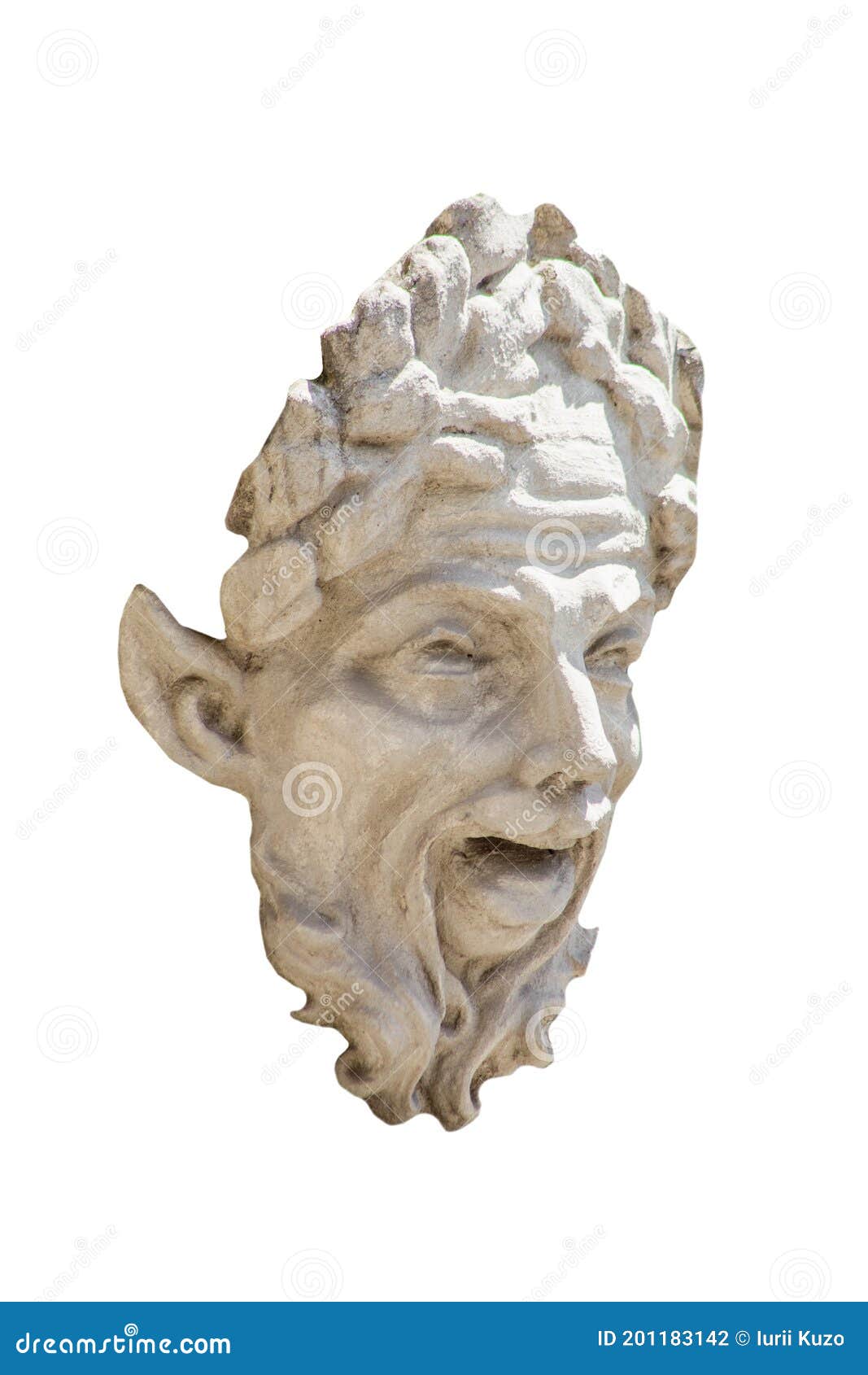 roman statue face god