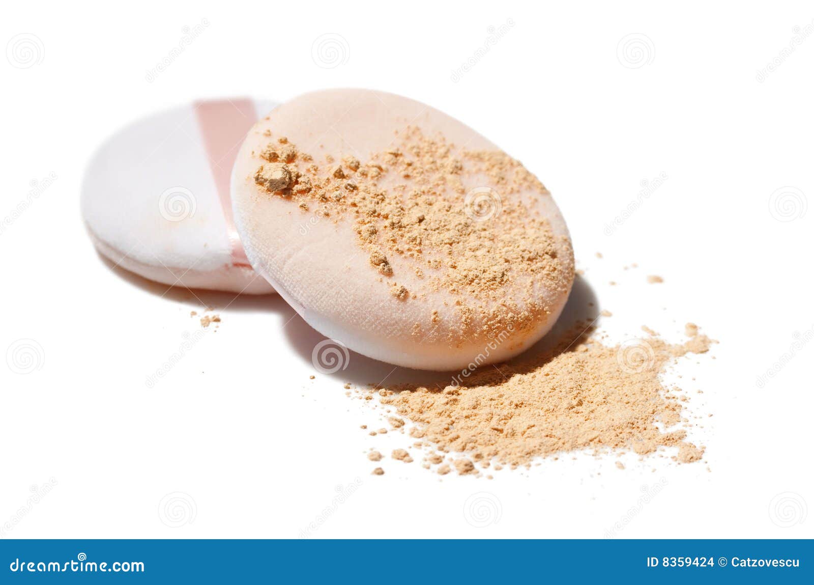 Face Powder and Applicators Stock Photo Image of macro, objects 8359424