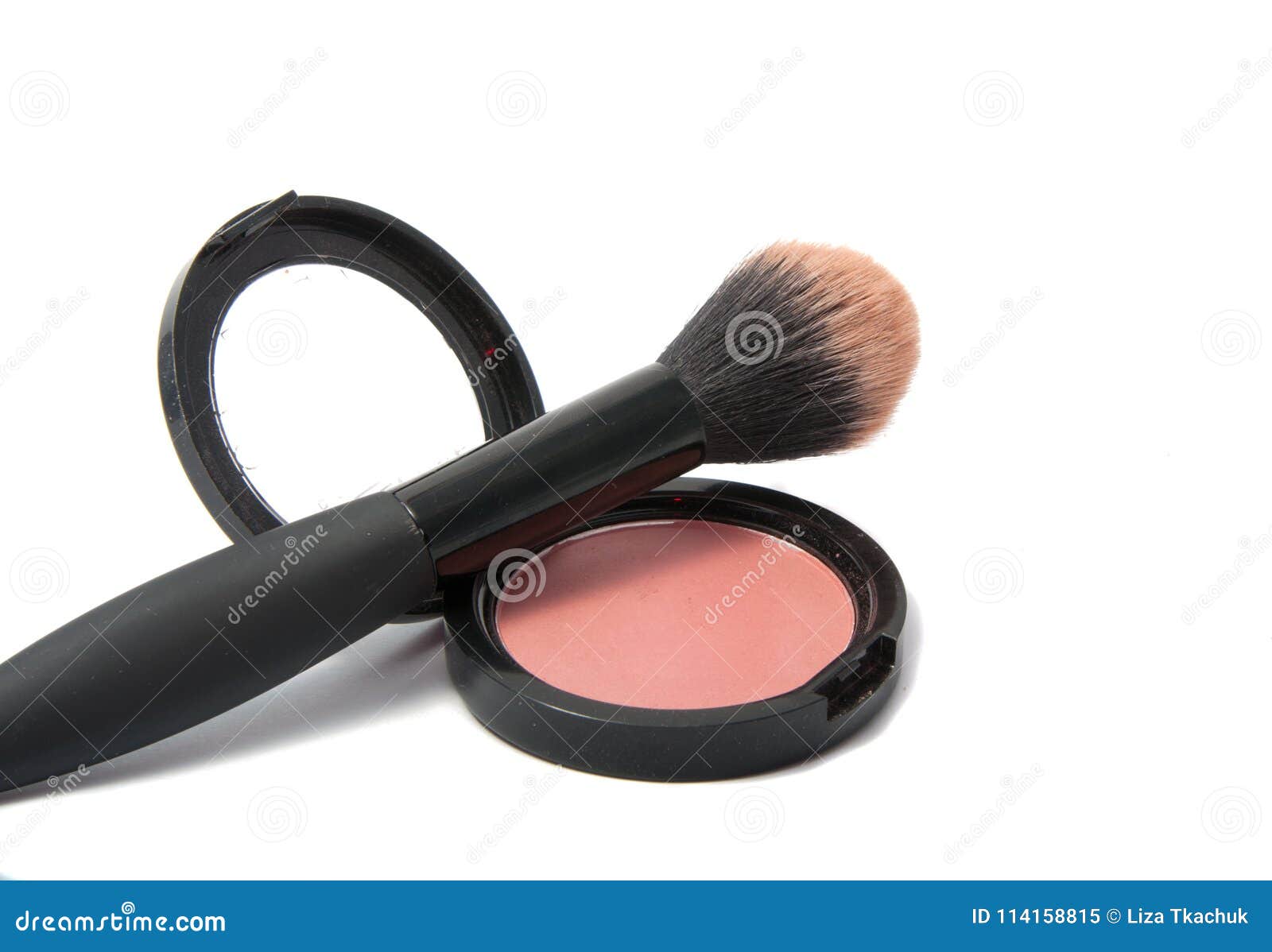 Face powder for make up stock image. Image of powder 114158815