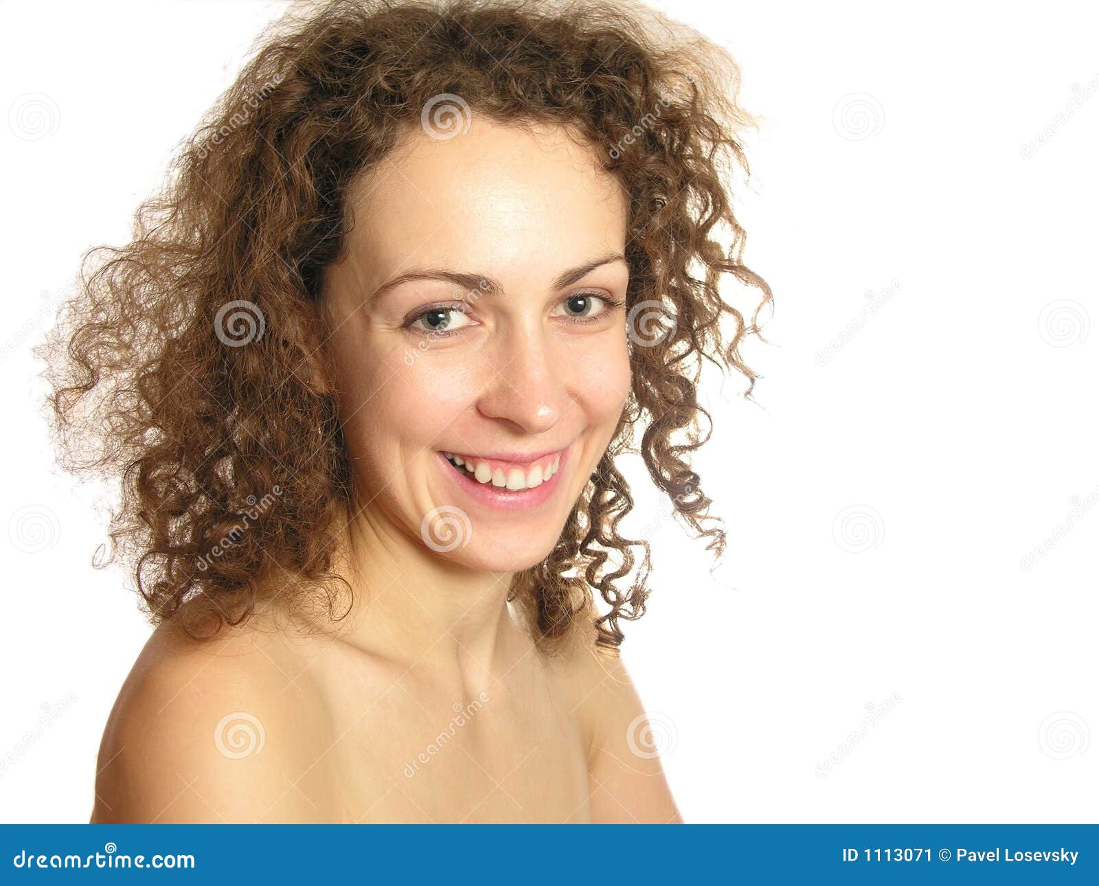 Face Smile Naked Girl Stock Image Image 1113071 