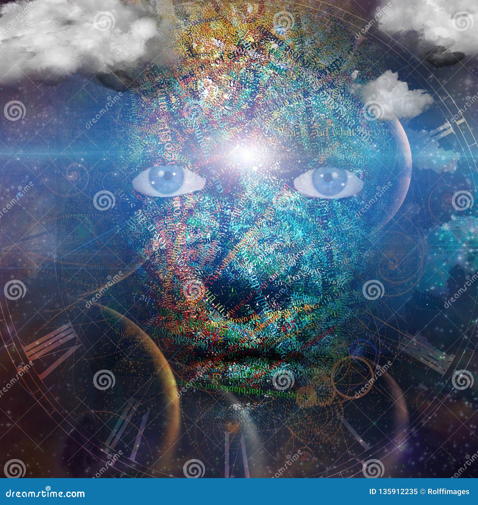 face of the universe