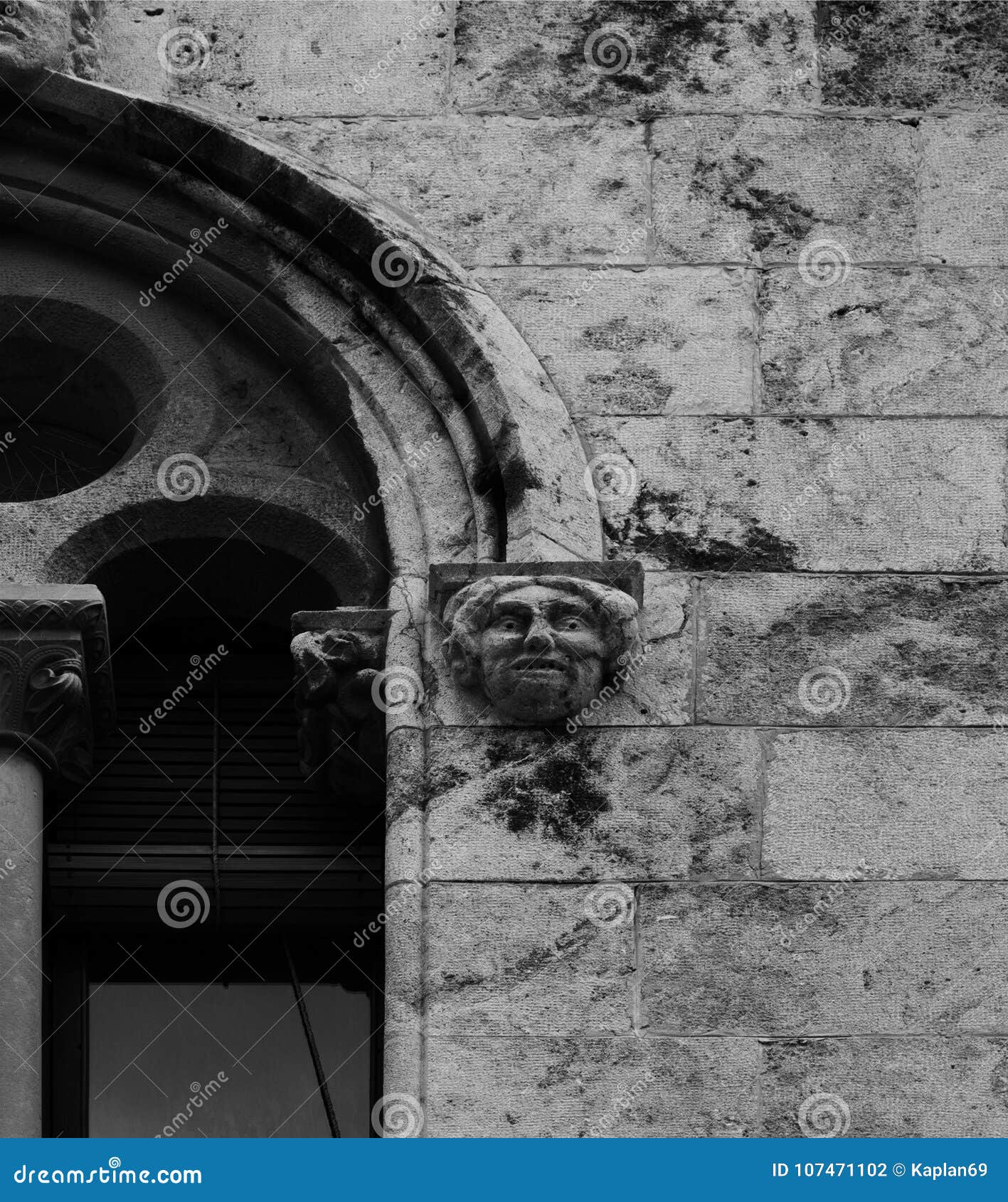 Face on the Vertex by the Window Stock Photo - Image of tarragona ...