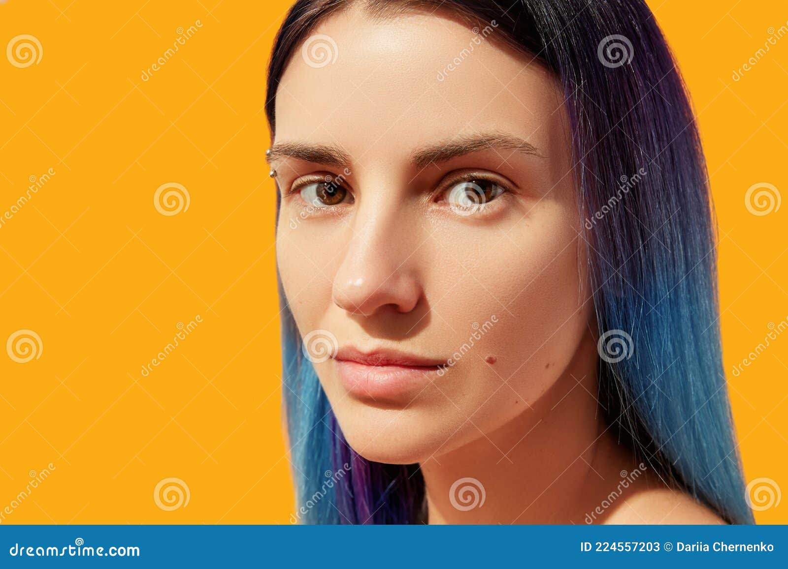 6. "From Pastel to Neon: Different Ways to Wear Yellow Over Blue Hair" - wide 5