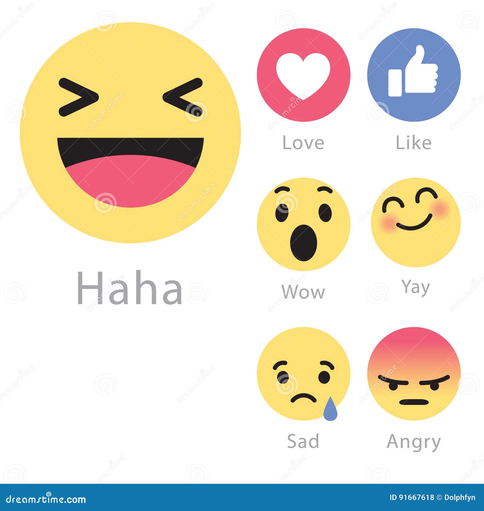 Facebook Lanza Cinco Nuevos Iconos De Emoticonos Foto de archivo editorial  - Ilustración de amor, emoticonos: 91667618, image size:1600x1690