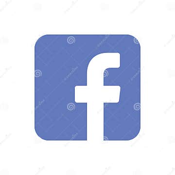 Facebook Icon Logo editorial photography. Illustration of follow ...