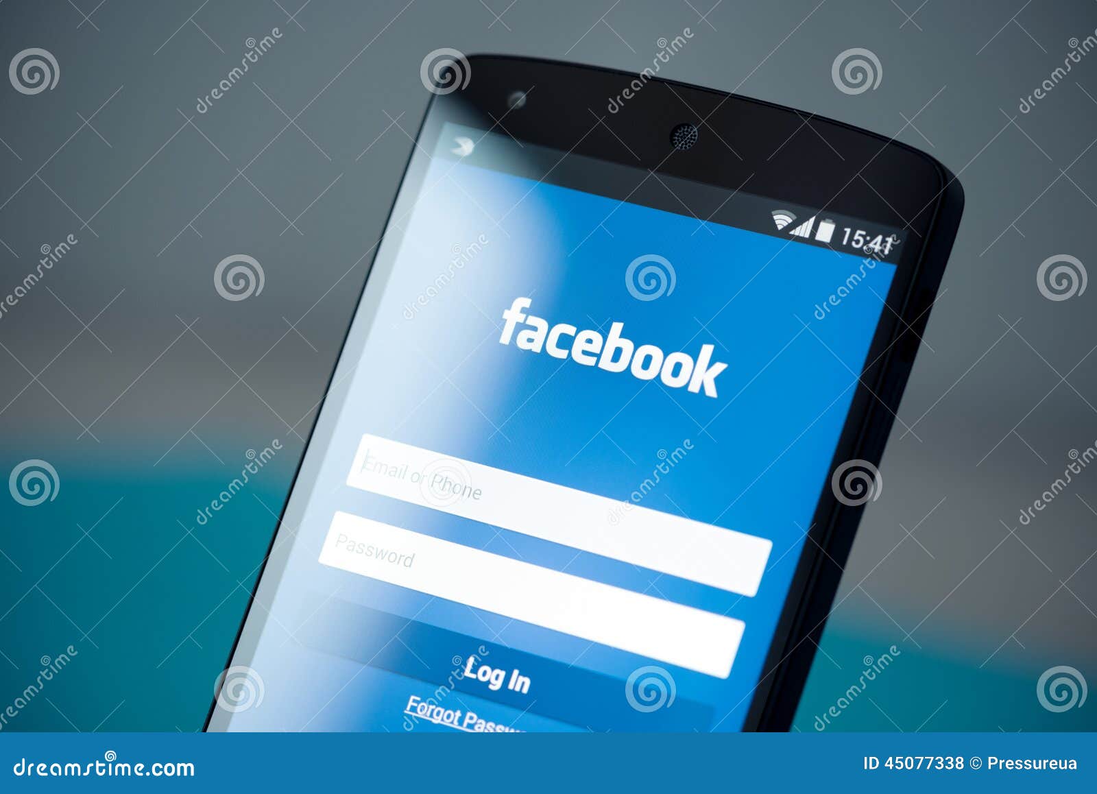 Facebook Login Page On Google Nexus 5 Editorial Stock Photo Image Of Modern Messaging