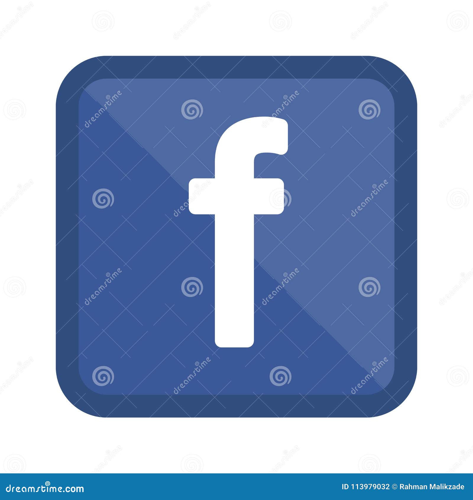 Facebook Logo. Letter F, Social Media Icon Flat Editorial Photography ...