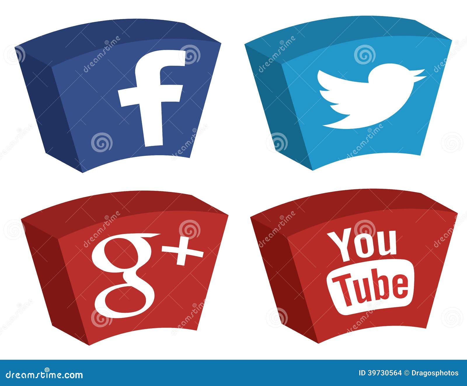 Facebook Twitter Google Plus Youtube Icons Editorial Stock Image Illustration Of Logo Cover