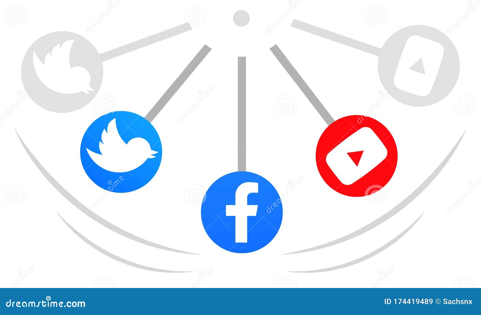 Facebook Youtube Twitter Logo Famous Social Media Logo Icons For Websites Editorial Stock Image Illustration Of Design Instagram