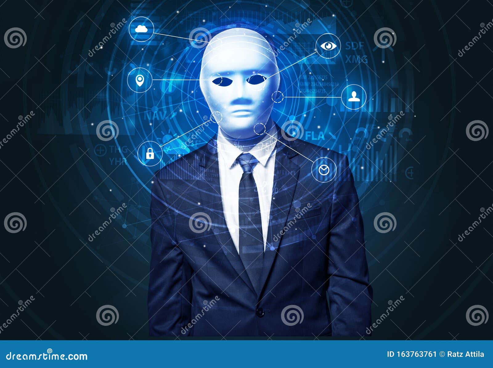 Facial Recognition Biometric Technology Stock Image Image Of Blue Facial Recognition Biometric Technology Stock Image Image Of Blue