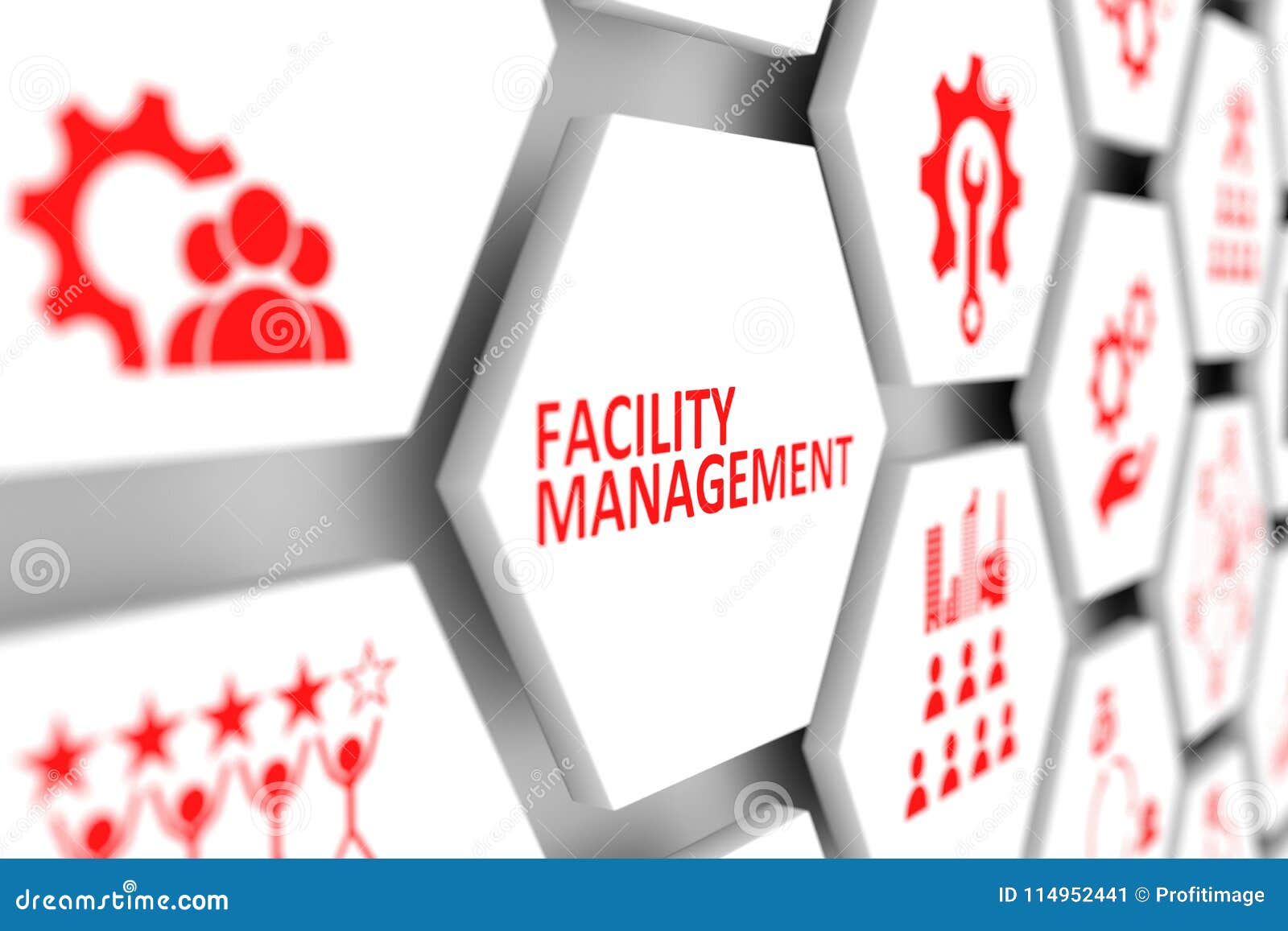 Facility Management Concept Stock Illustration Illustration of