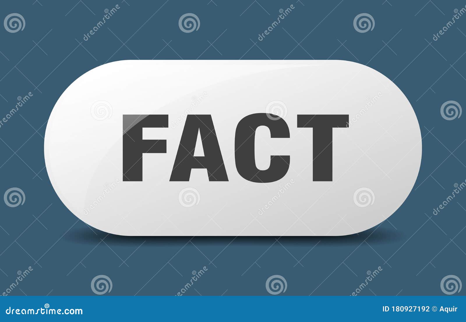 Fact Button. Fact Sign. Key. Push Button Stock Vector Illustration of