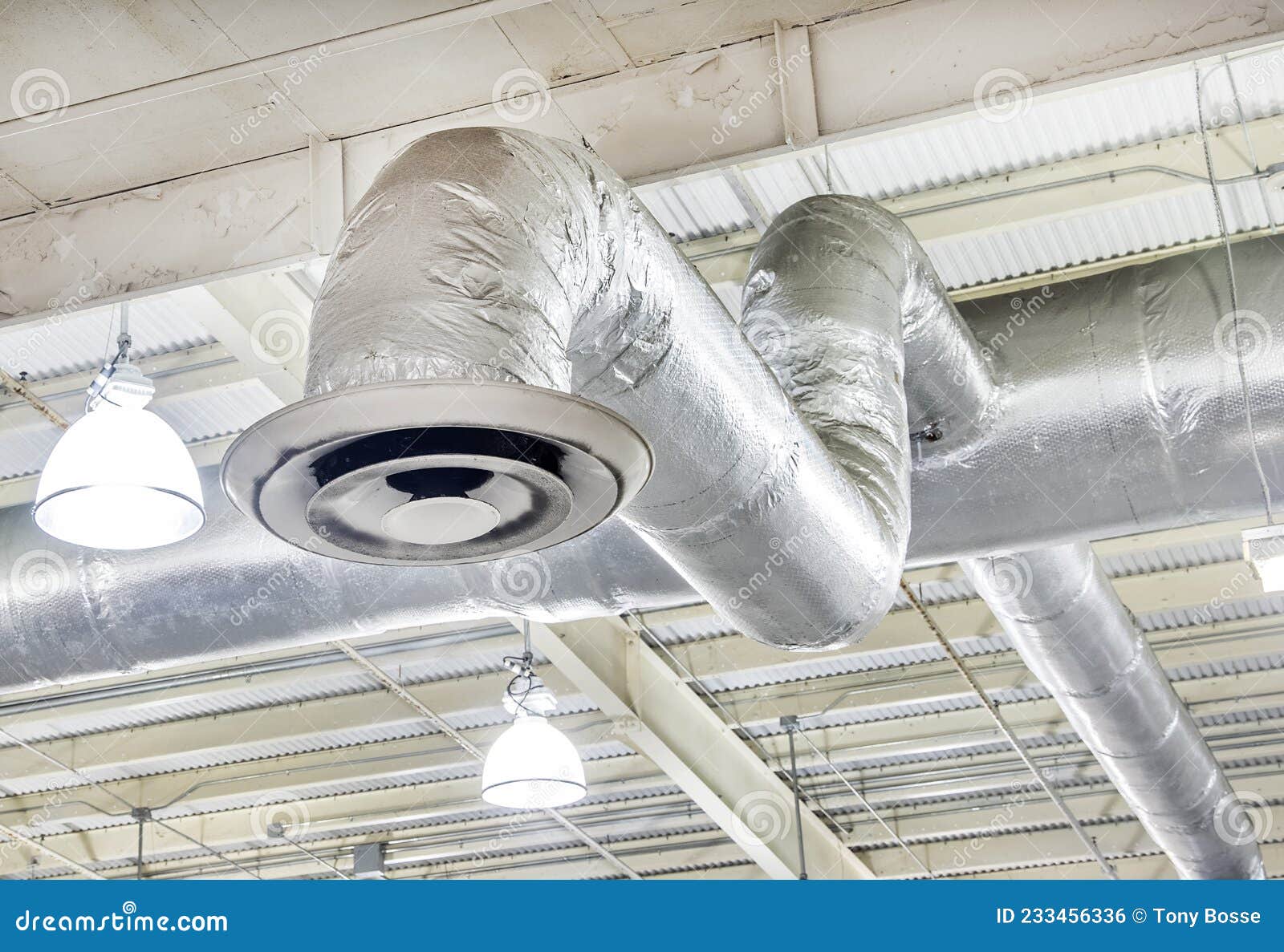 Factory Air Conditioning Vent and Ducts Stock Photo Image of energy