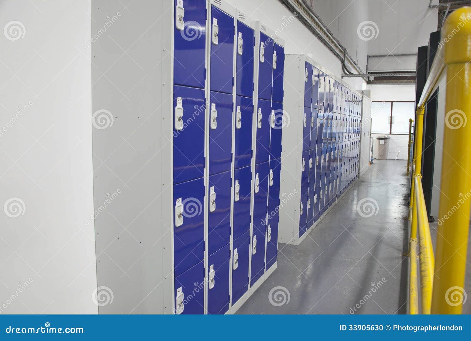 Factory Locker Room stock photo. Image of safe, london 33905630