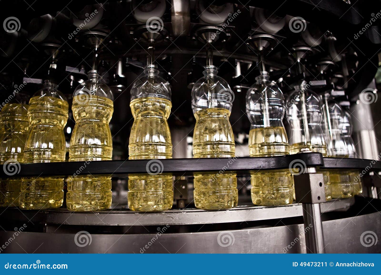 Factory for the Production of Edible Oils. Shallow Stock Image Image