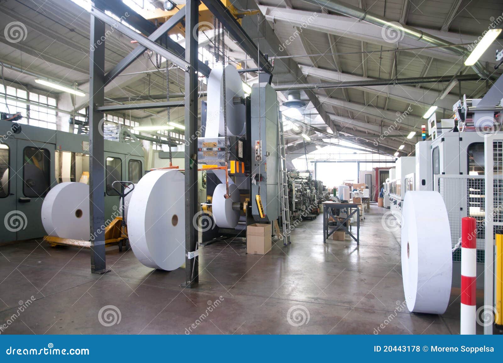 Factory Prodution of Envelopes and Bag Stock Photo Image of plant
