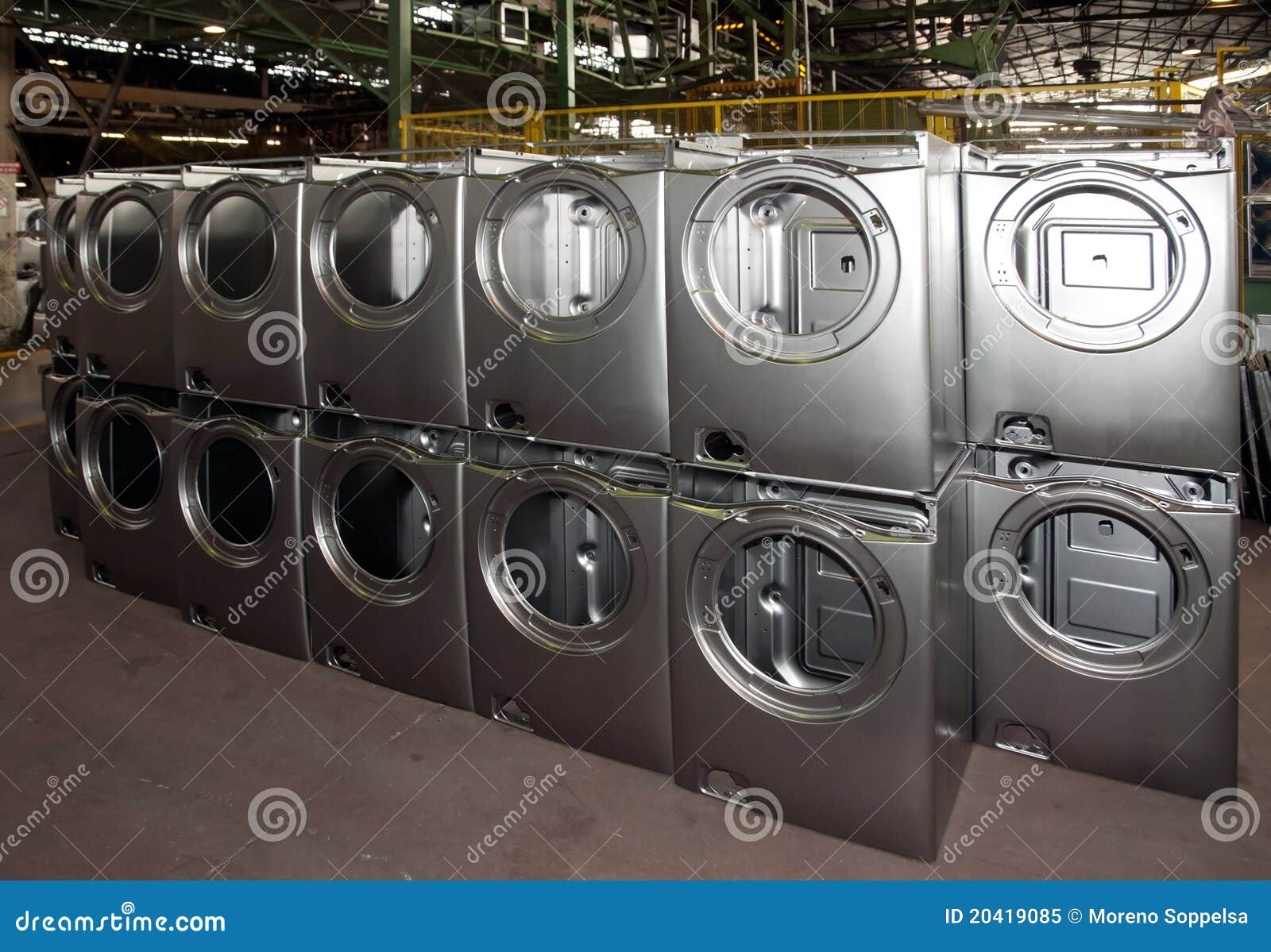 Factory Washing Machine Production Stock Image Image of household, plant 20419085