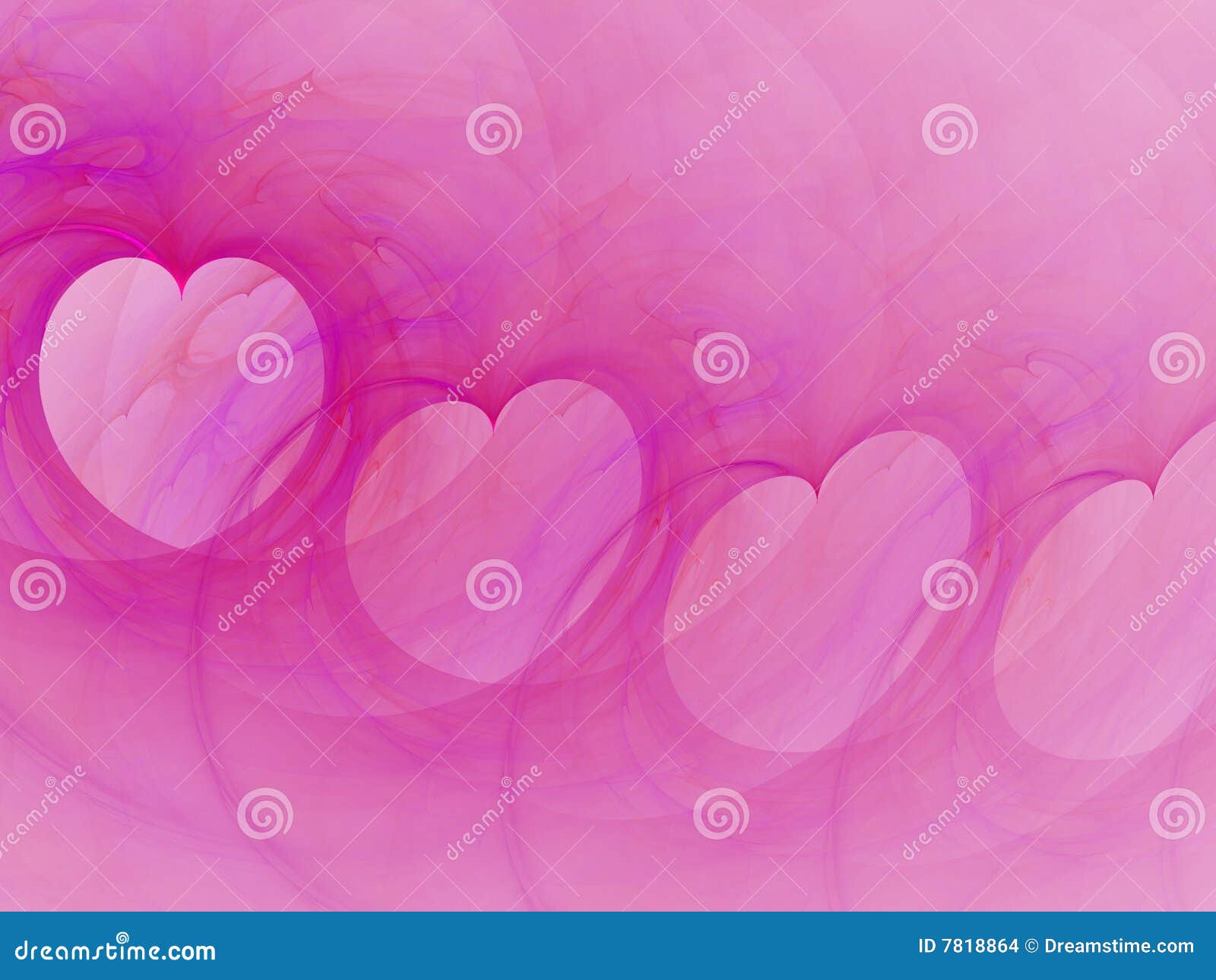 Faded Pink Heart Line stock illustration. Illustration of multiple