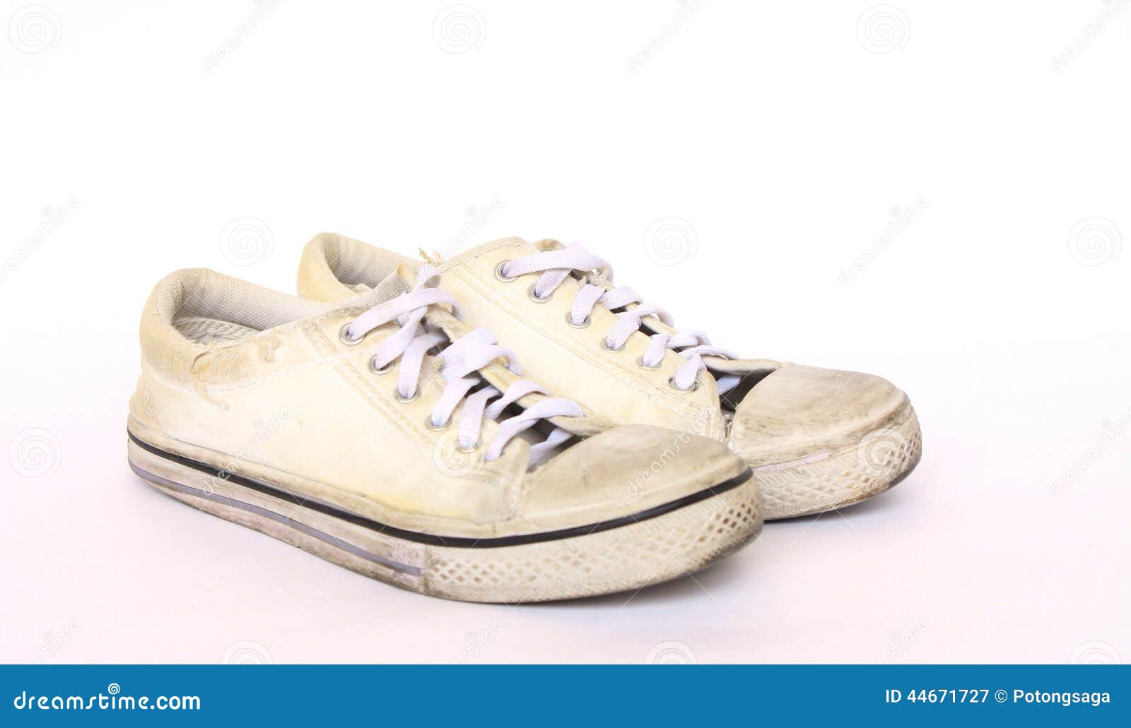 Faded Worn Out Canvas Sneakers Shoes Stock Image - Image of background ...