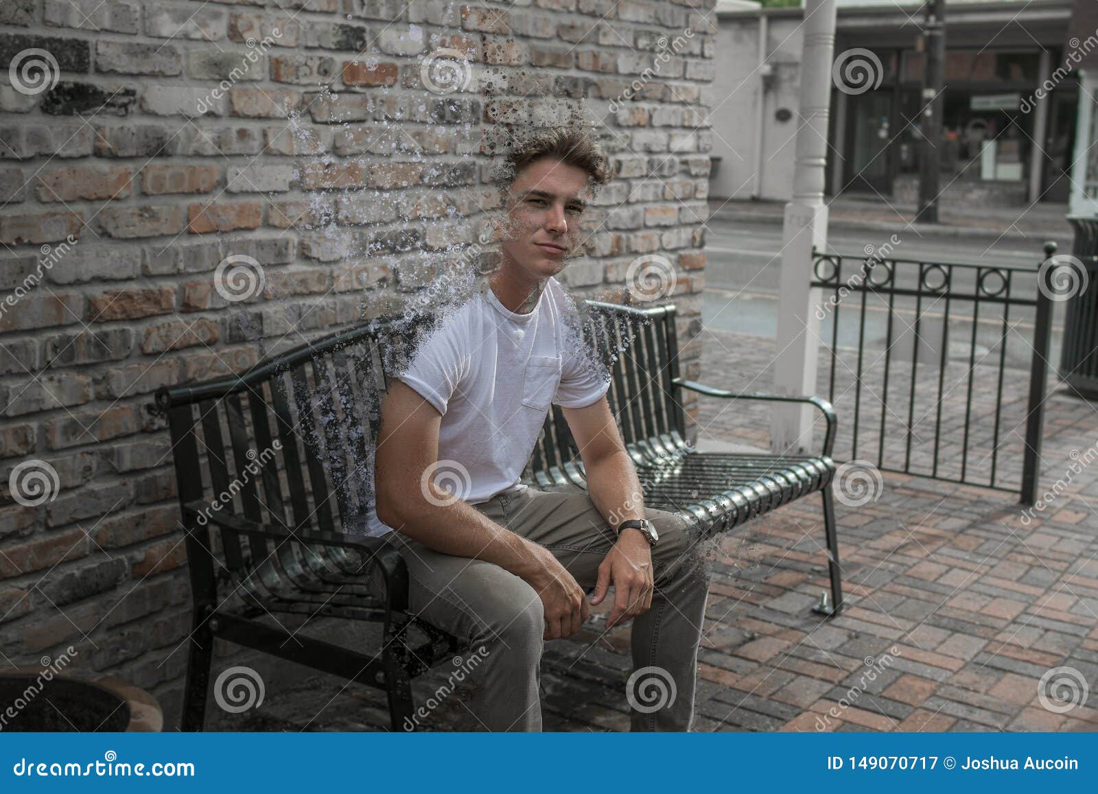 Fading Away into Nothing in the City Stock Image - Image of effect ...