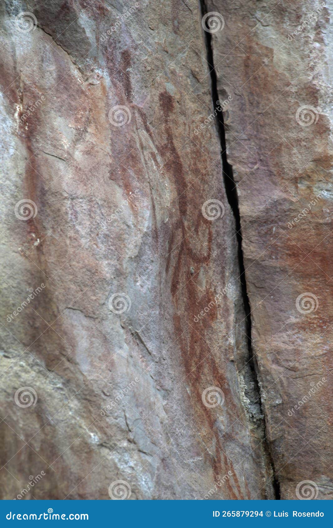 cave paintings in san ignacio cajamarca peru with hunters and warriors using boleadora stones dating from 5,000 to 10,000