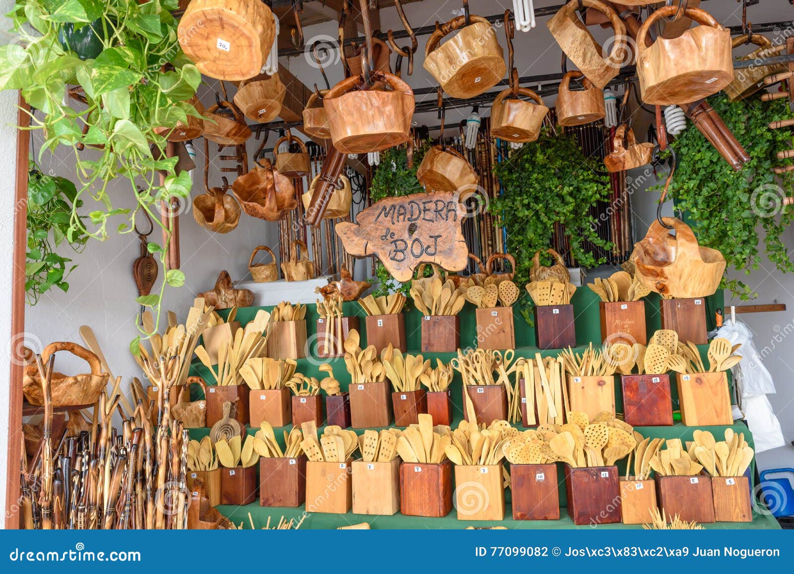 fair booth for the sale of covered wooden