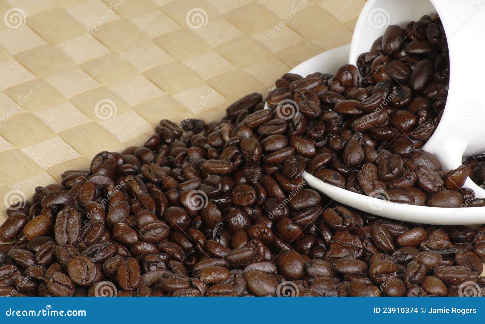 Fair trade coffee beans stock photo. Image of natural 23910374