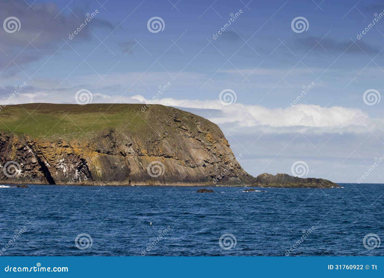 Faire Isle stock photo. Image of high, mountains, face 31760922