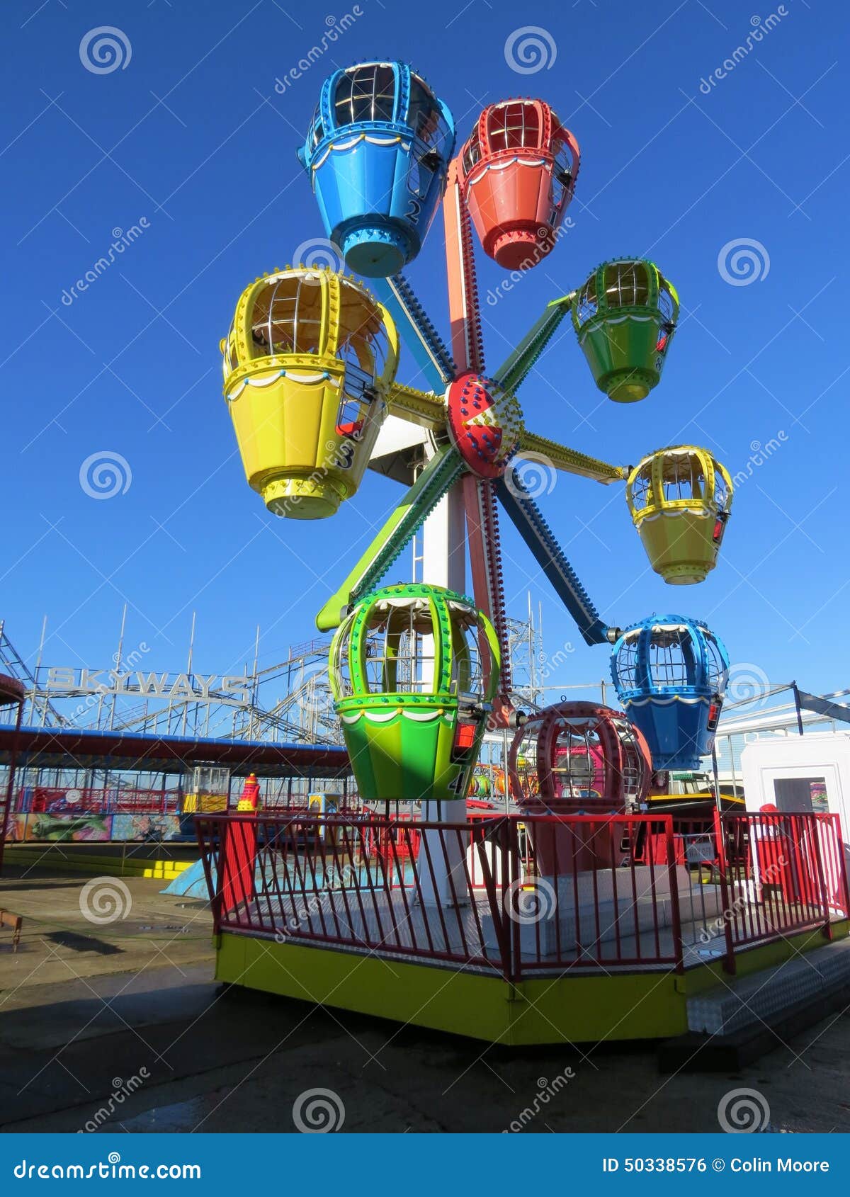 Fairground Ride stock photo. Image of ride, portsmouth 50338576