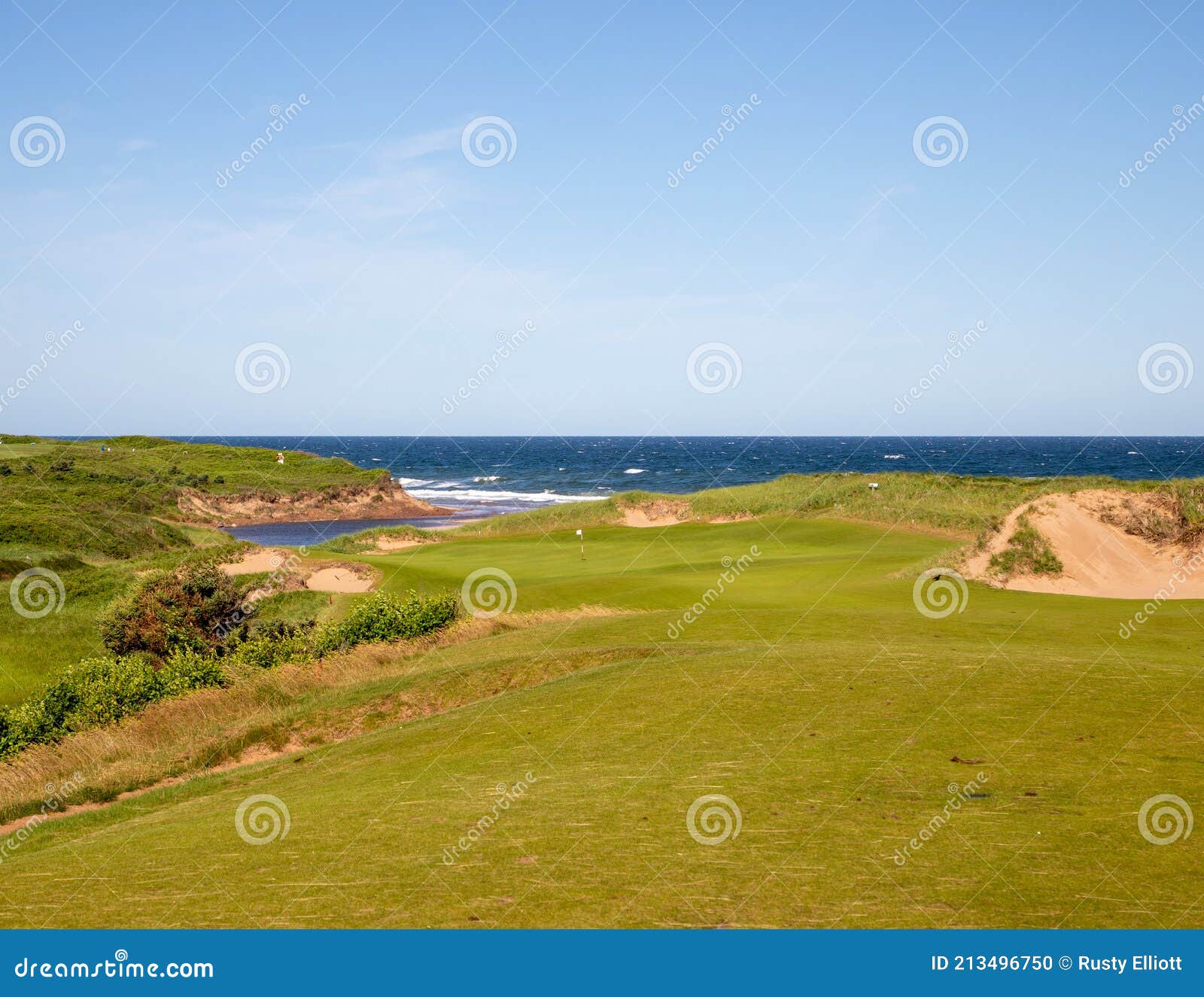 Fairway of a Golf Course in Nova Scotia Stock Photo Image of scenery, golf 213496750