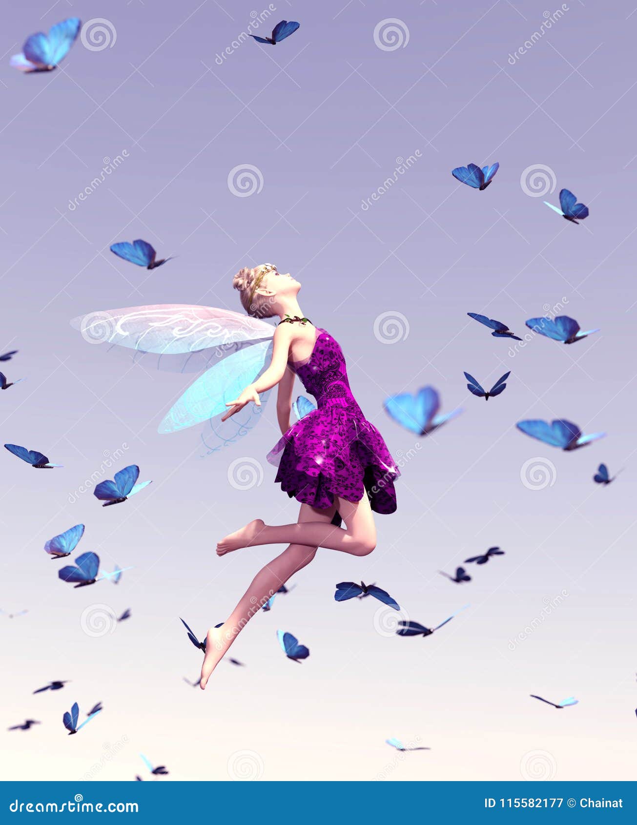 A Fairy Flying On The Sky Stock Illustration Illustration Of Flying A Fairy Flying On The Sky Stock Illustration Illustration Of Flying