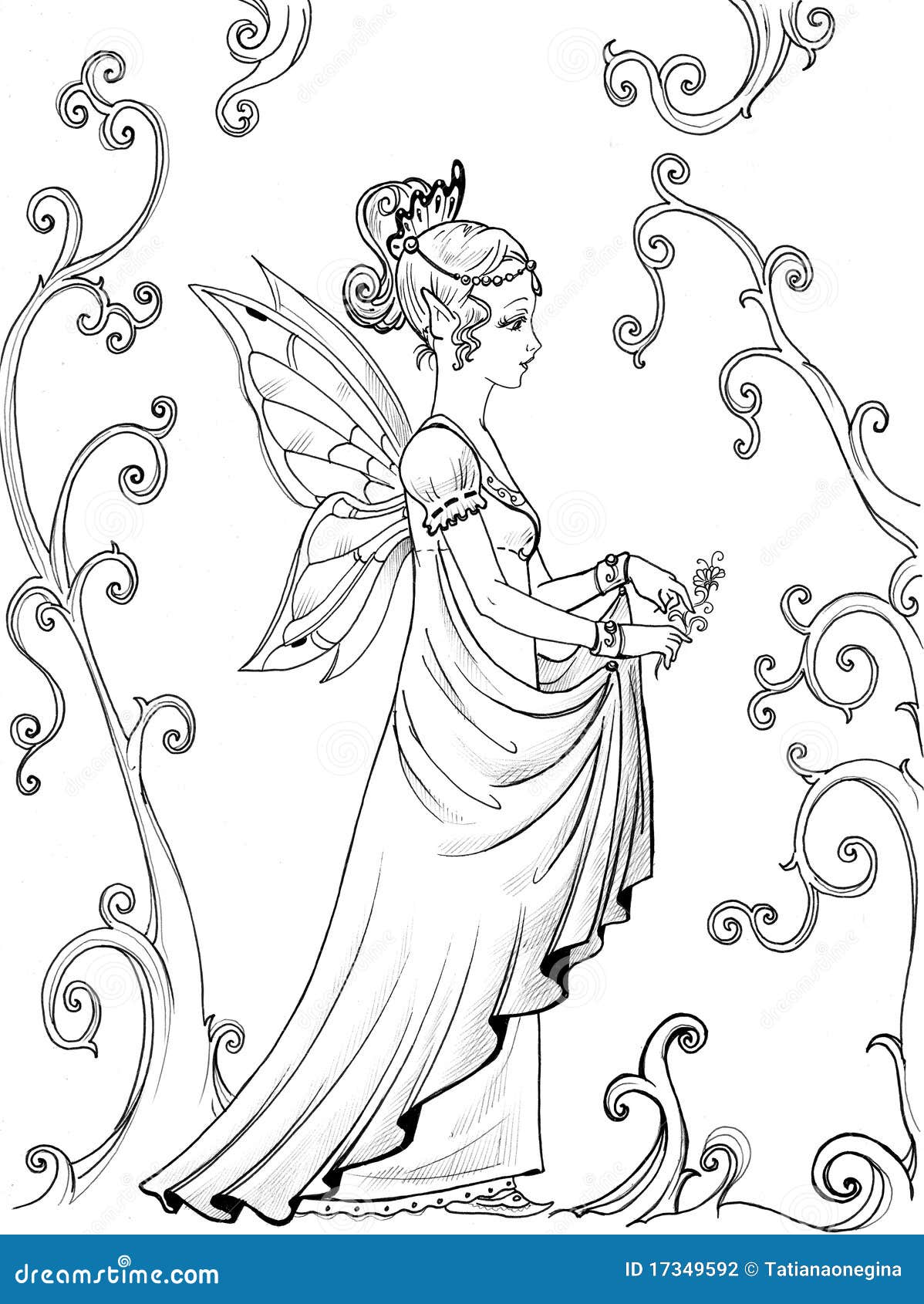 Fairy princess stock illustration. Illustration of pixie Fairy princess stock illustration. Illustration of pixie