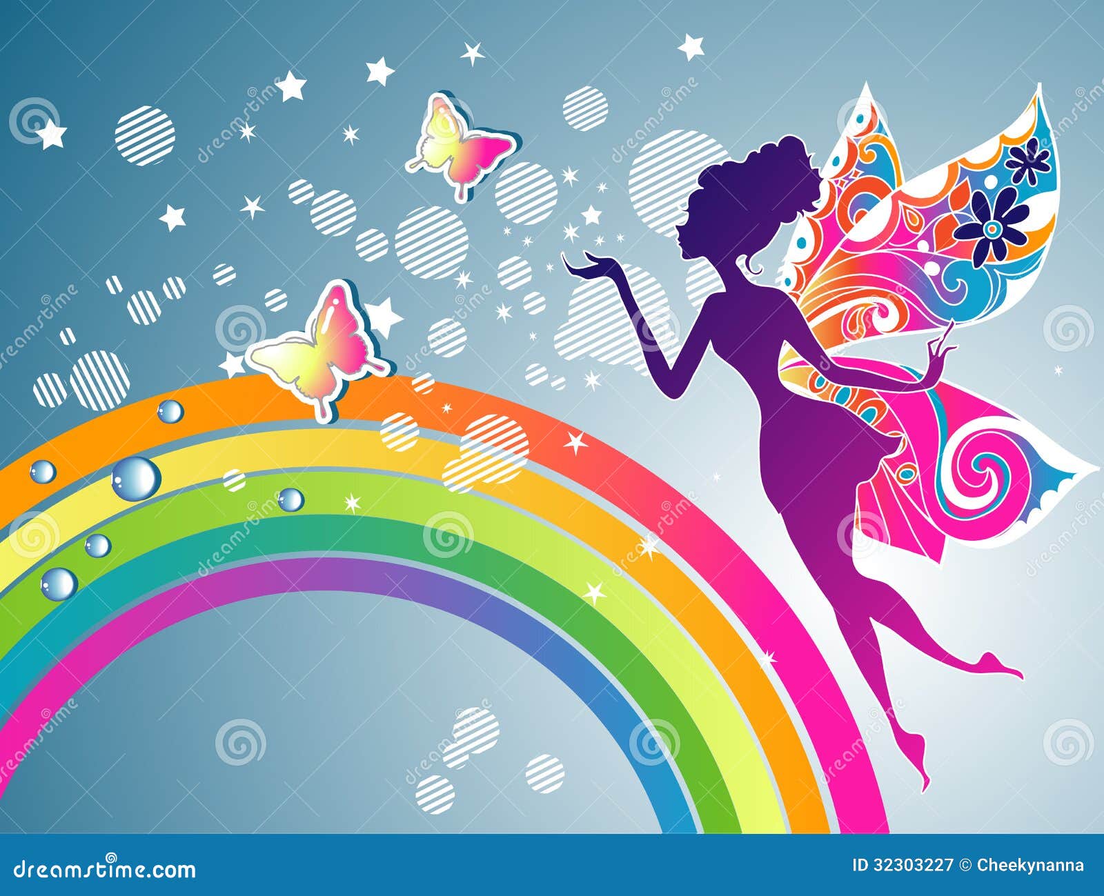 rainbow fairy clipart - photo #46